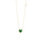 Belle Époque Yellow Gold and Malachite Necklace